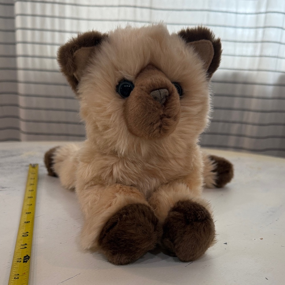 Douglas Mitzy Himalayan Soft Plush Cat Toy 14” - Cream and Brown